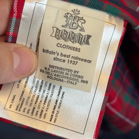 Baracuta G9 Original Harrington Jacket with Iconic Fraser Tartan Lining - Picture 7 of 8